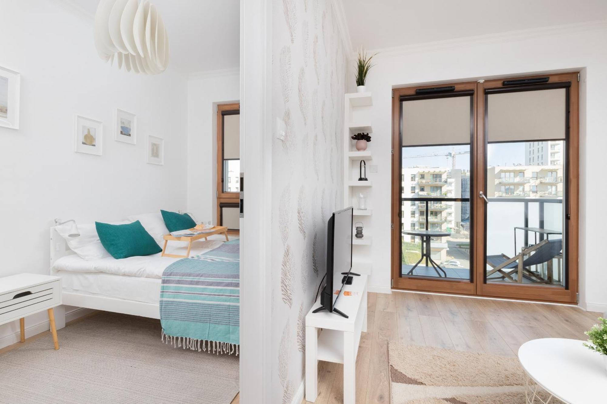 Starowiejska Apartment With Balcony Next To Arena Gdansk Stadium By Noclegi Renters Exteriér fotografie